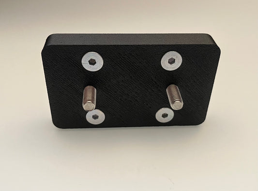 Metric 2060 Extrusion - SGR15 Rail Guide Adapter Plate