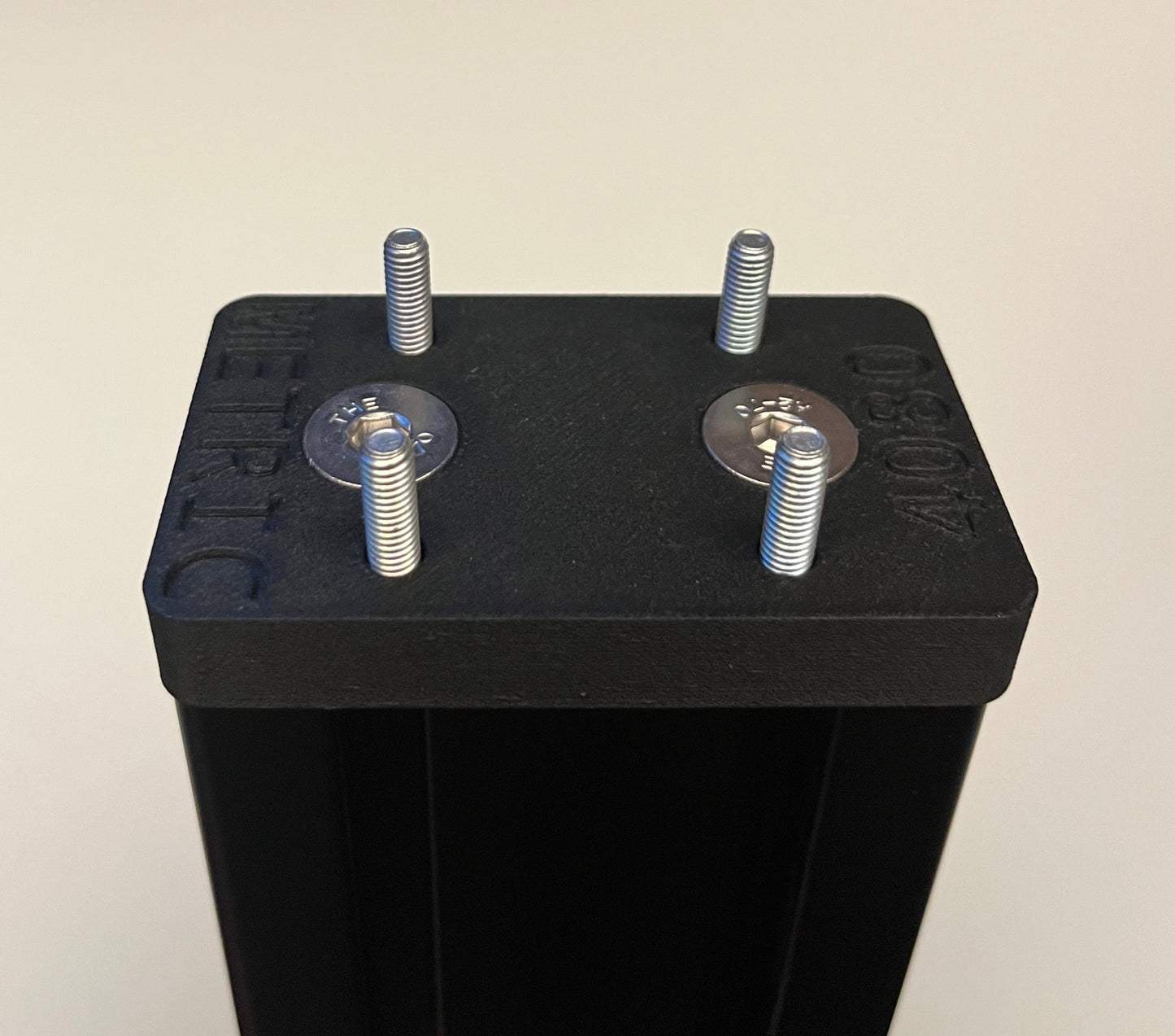 Metric 4080 Extrusion - SGR15 Rail Guide Adapter Plate