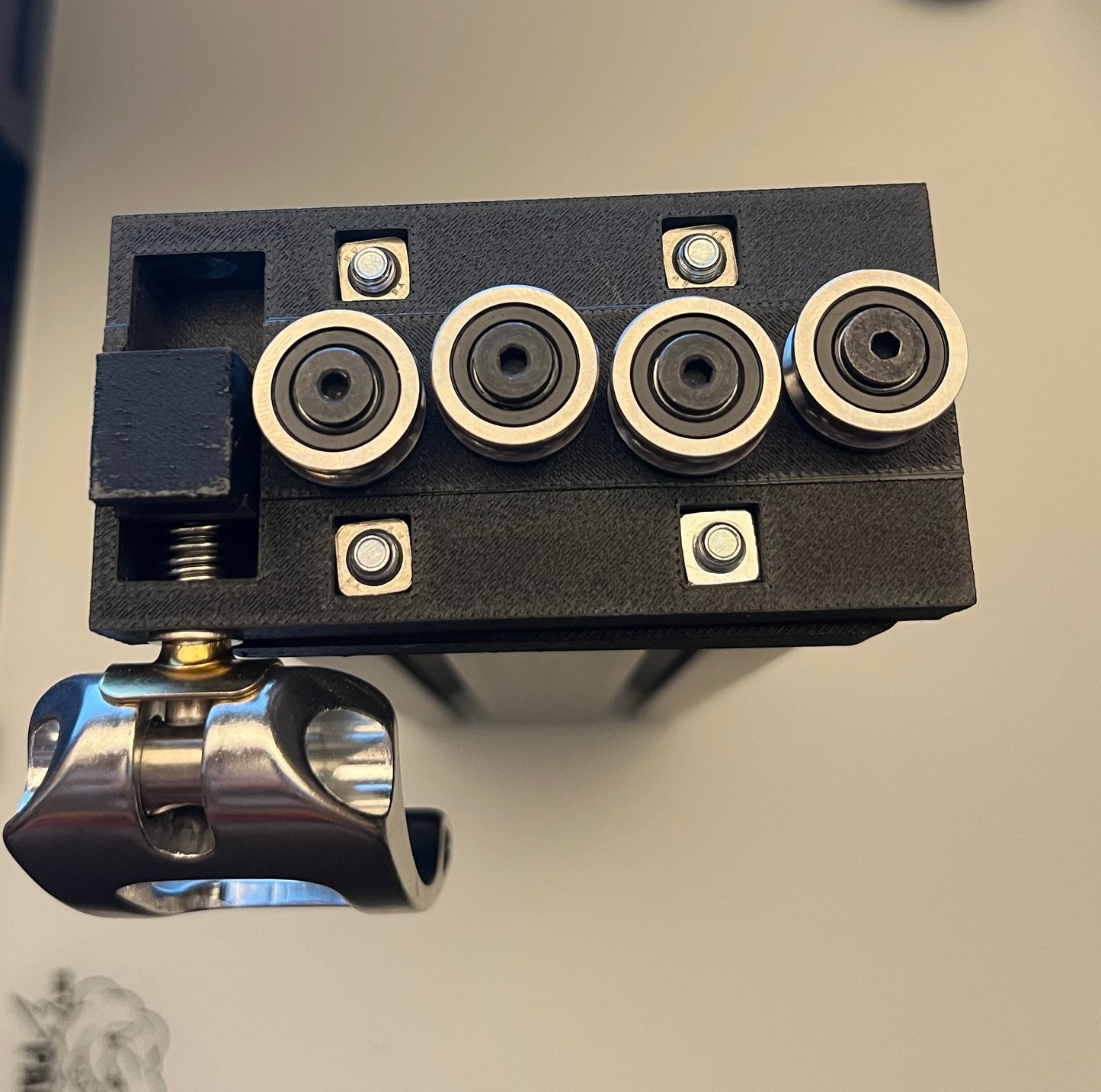 Metric 4080 Extrusion - SGR15 Rail Guide Adapter Plate