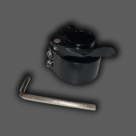 Office Chair Rotation Lock - Black Anodized